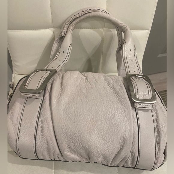 Cole Haan Off White Vintage Leather Shoulder Bag - Picture 9 of 9